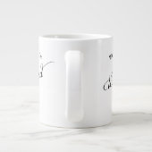 Wachten op het weekend grote koffiekop (Achterkant)