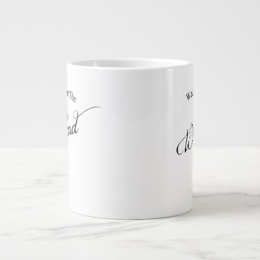 Wachten op het weekend grote koffiekop (Voorkant)