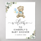 wachten op het welkomstteken van het griekse baby poster (Voorkant)