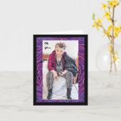 Wachten op inspiratie om me te raken kaart (Gele Bloem)