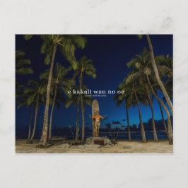 Wachten op je Hawaii Briefkaart