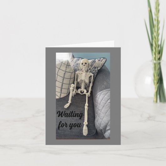 WACHTEN OP JE "KEEK NAAR JE LEEFTIJD" KAART (Voorkant)