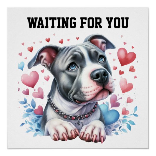 Wachten op je liefde perfect poster (Voorkant)