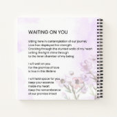 Wachten op je liefde voor poëzie notitieboek (Achterkant)