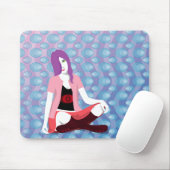 "Wachten op je" Mousepad Muismat (Met muis)