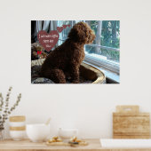 Wachten op je Poster (Keuken)