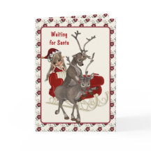 Wachten op kerstkaart