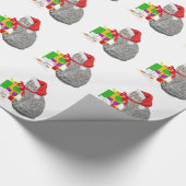Wachten op Kerstman Cadeaupapier (Hoek)