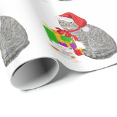 Wachten op Kerstman Cadeaupapier (Rol Hoek)