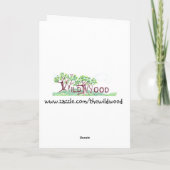 Wachten op Kerstmis Feestdagen Kaart (Achterkant)