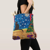 Wachten op Kerstmis Tote Bag (Dichtbij)