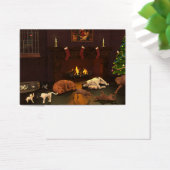 Wachten op kerstmis visitekaartje (Bureau)