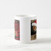 Wachten op kerstvakantie Snoopy Beagle Dog Koffiemok (Center)