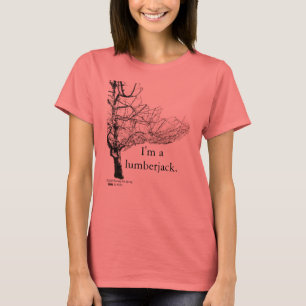 Wachten op lente-"lumberjack" T T-shirt