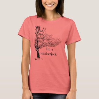 Wachten op lente-"lumberjack" T T-shirt