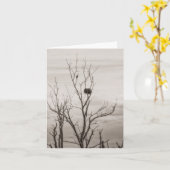 Wachten op leven kaart (Gele Bloem)