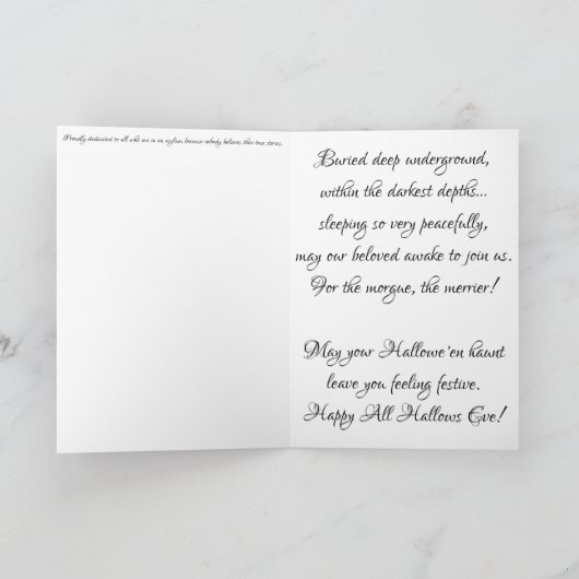 "Wachten op levering", Hween Card Kaart (Binnen)