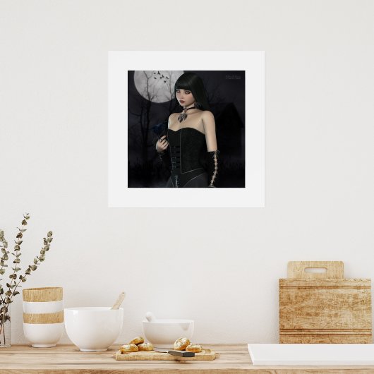 Wachten op Midnight Poster (Keuken)