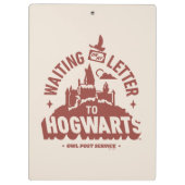 Wachten op mijn brief naar HOGWARTS™ Klembord (Achterkant)