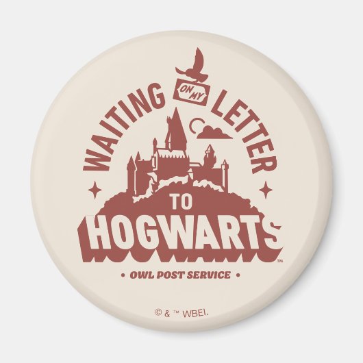 Wachten op mijn brief naar HOGWARTS™ Magneet (Voorkant)