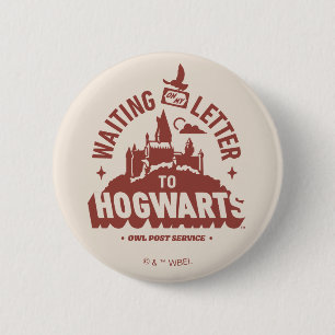 Wachten op mijn brief naar HOGWARTS™ Ronde Button 5,7 Cm