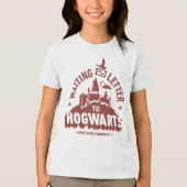 Wachten op mijn brief naar HOGWARTS™ Tri-Blend Shirt (Voorkant)
