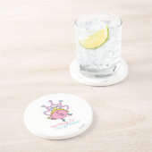 Wachten op mijn prins zandsteen onderzetter (Zijkant)