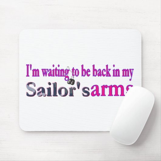 Wachten op mijn Sailor Muismat (Met muis)