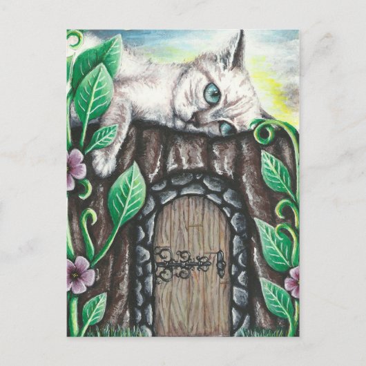 Wachten op mijn vrienden Briefkaart (Voorkant)