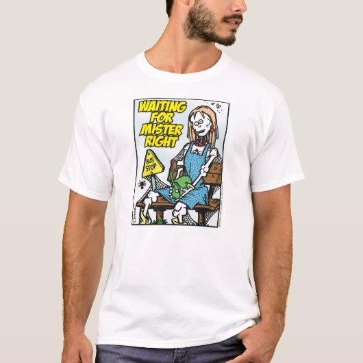 Wachten op Mr. Right T-shirt (Voorkant)