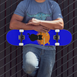 wachten op natuur in de stad persoonlijk skateboard