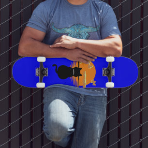 wachten op natuur in de stad persoonlijk skateboard