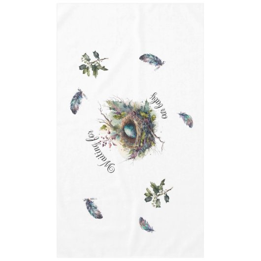 Wachten op onze Baby tafelkleed (Voorkant)