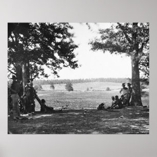 Wachten op oorlog, 1862 poster