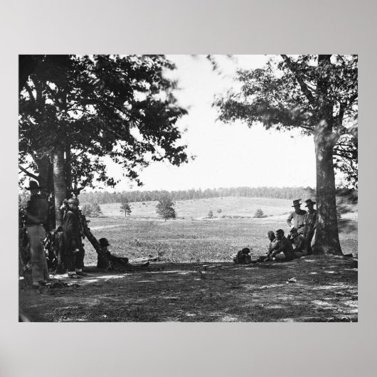 Wachten op oorlog, 1862 poster (Voorkant)