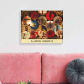 "WACHTEN OP REGEN" CANVAS AFDRUK (Insitu (Woonkamer))