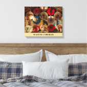 "WACHTEN OP REGEN" CANVAS AFDRUK (Insitu (Slaapkamer))