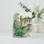 Wachten op Santa - briefkaart (Staand voorkant)