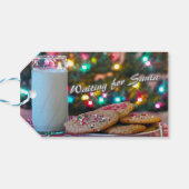 Wachten op Santa Cadeaulabel (Achterkant Horizontaal)