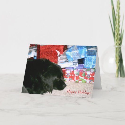 Wachten op Santa Feestdagen Kaart (Voorkant)