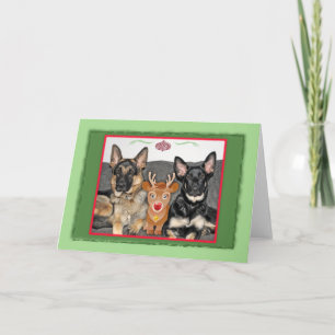Wachten op Santa Holiday Card Feestdagen Kaart