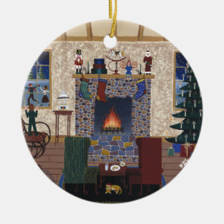 Wachten op Santa Keramisch Ornament