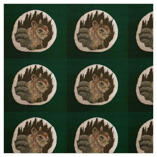 Wachten op Santa Stof (Swatch)