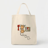Wachten op Santa T-shirts en cadeautjes Tote Bag (Voorkant)