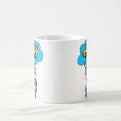 Wachten op schoolbus koffiemok (Center)