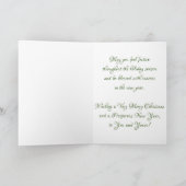 “Wachten op Sinterklaas..." Kerstkaart Kaart (Binnen)