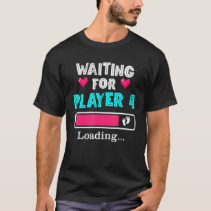 Wachten op speler 4 Laadgamer zwangerschap Annou T-shirt