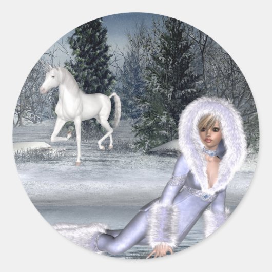 Wachten op Star - Winter Fantasy Stickers (Voorkant)