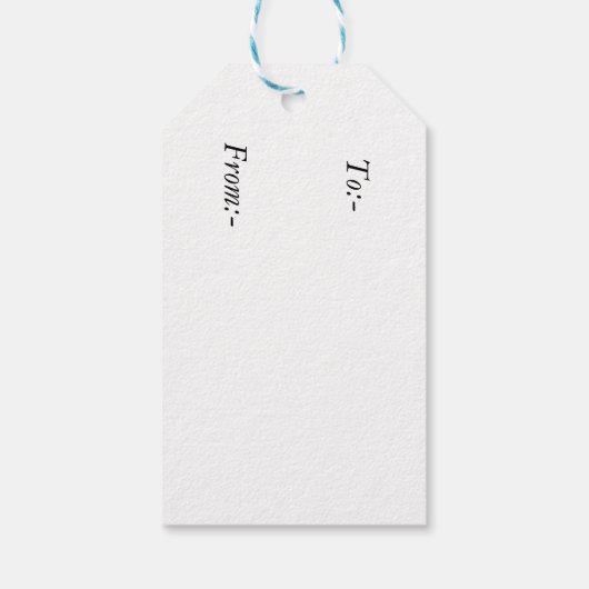 Wachten op Supper Kingfisher Bird Cadeaulabel (Achterkant)