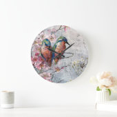 Wachten op Supper Kingfisher Bird Grote Klok (Huis)